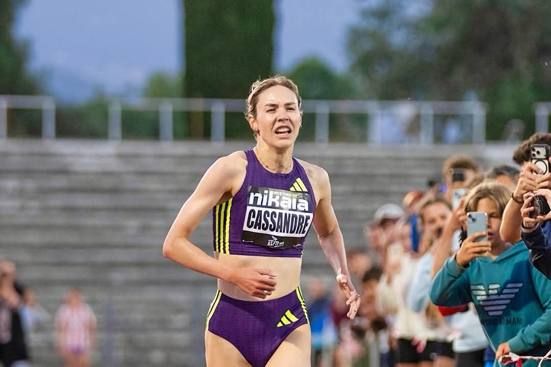 Cassandre Beaugrand bat le record de France du 5 000 m en 14'40''77 à Nice