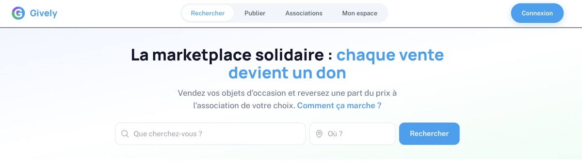 Gively, la plateforme toulousaine qui transforme la seconde main en don aux associations