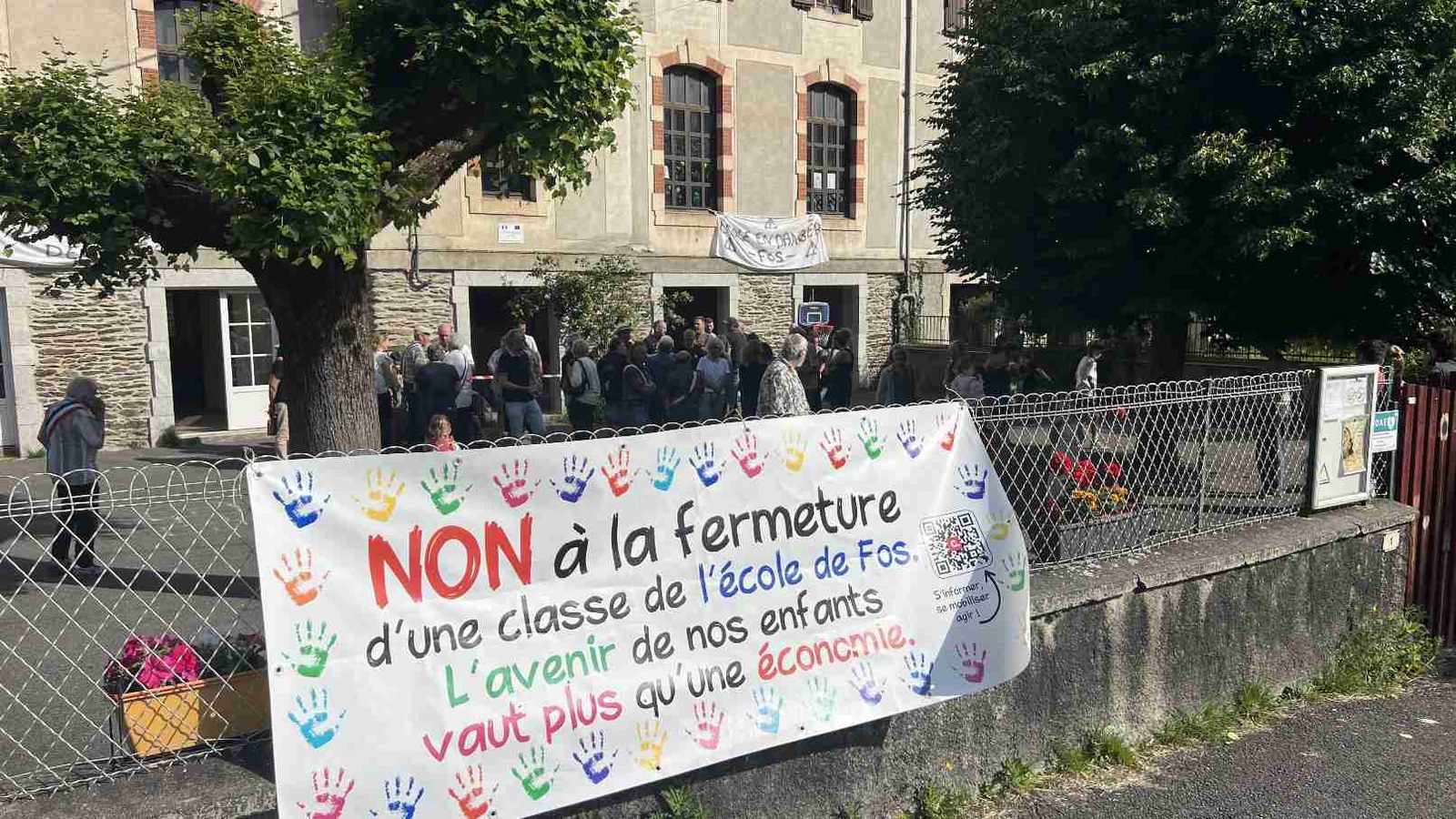 École de Fos en danger : forte mobilisation contre la fermeture d'une classe, deux journées « école morte » et 634 signatures pour la pétition