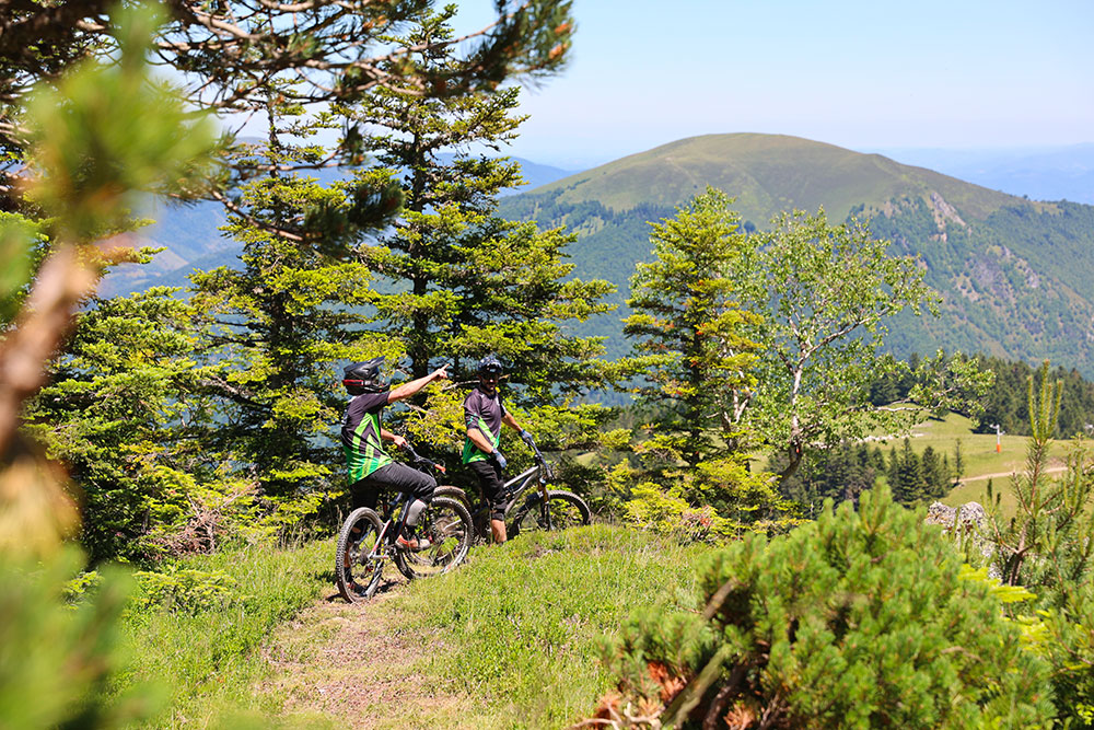 Le Mourtis inaugure les Wood's Lines, nouvelle piste VTT bleue, le 4 juillet 2026
