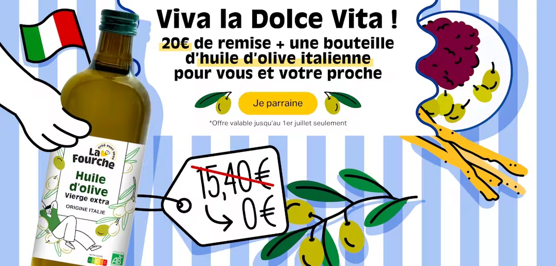 La Fourche : 35 € offerts à l'inscription, offre valable jusqu'au 1er juillet