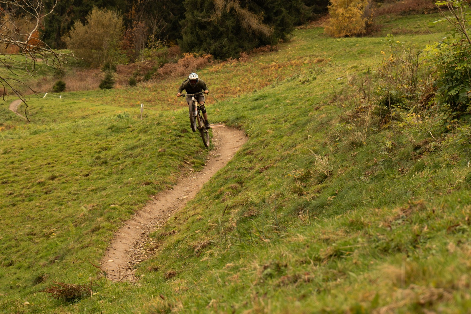 VTT : la nouvelle piste bleue « Blue Wave » ouverte aux Agudes, à Peyragudes
