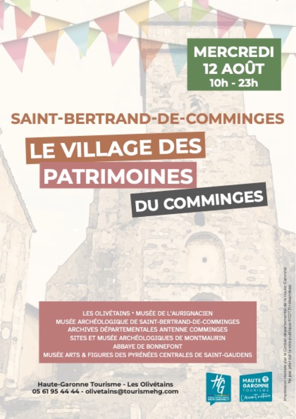 Village des Patrimoines du Comminges : journée gratuite le 12 août à Saint-Bertrand