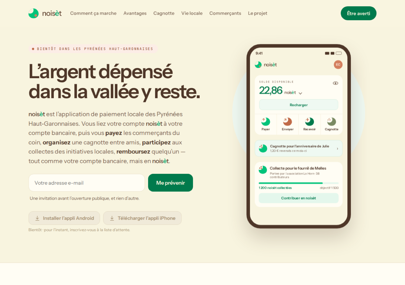 noisèt, l'application de paiement locale des Pyrénées : comment ça marche