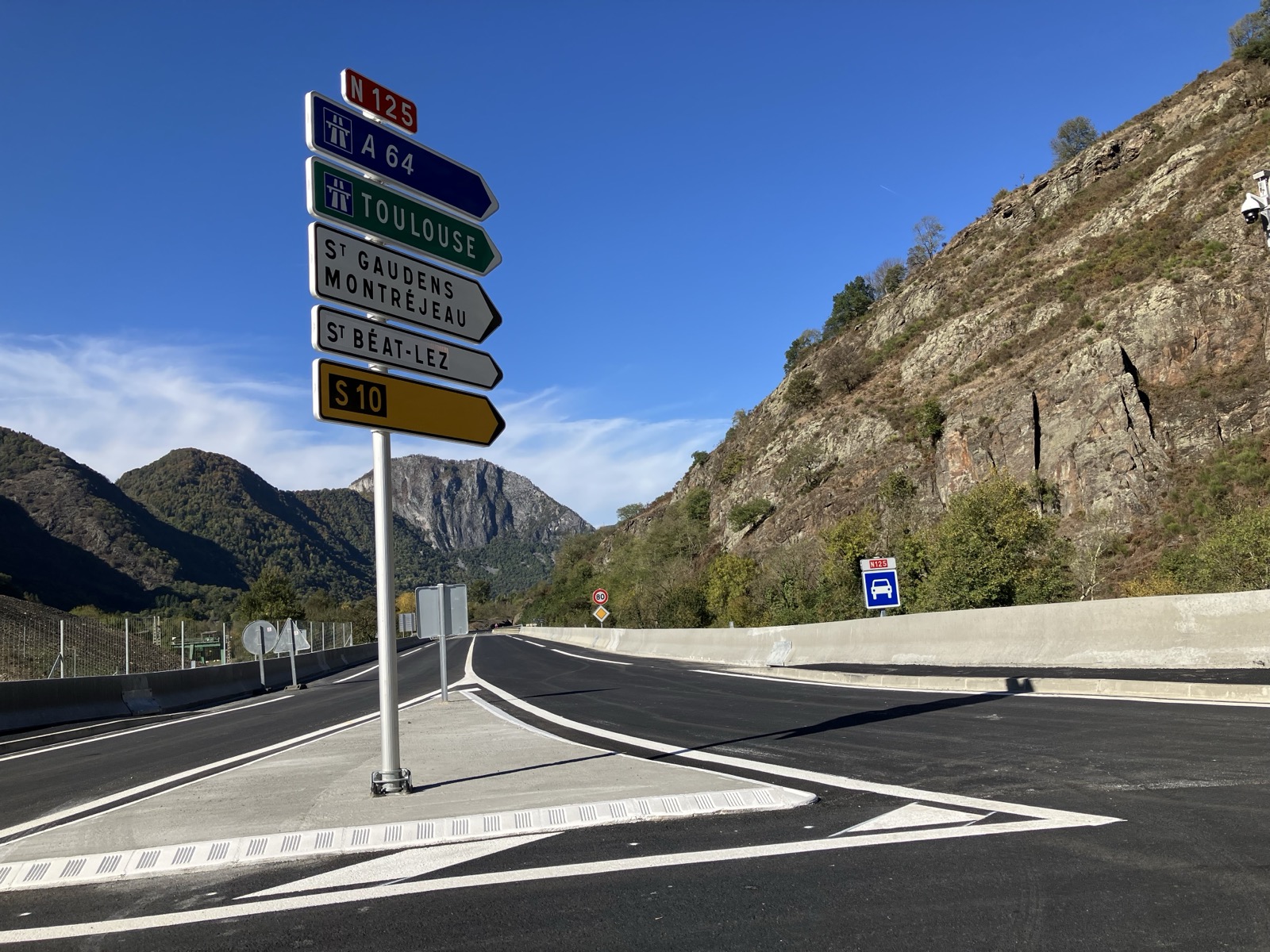 Déviation d'Arlos et Saint-Béat : la route vers l'Espagne ouverte, en provisoire