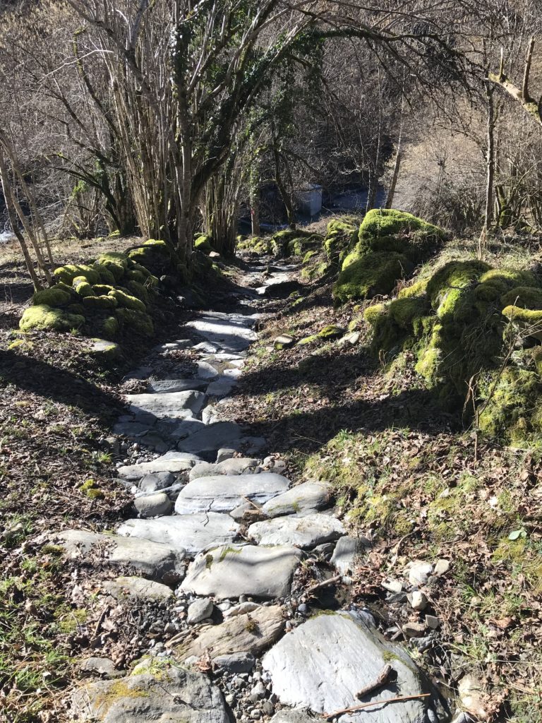 Sentier rocheux