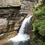 Le gouffre d'enfer et la cascade d'enfer dans la vallée du Lys
