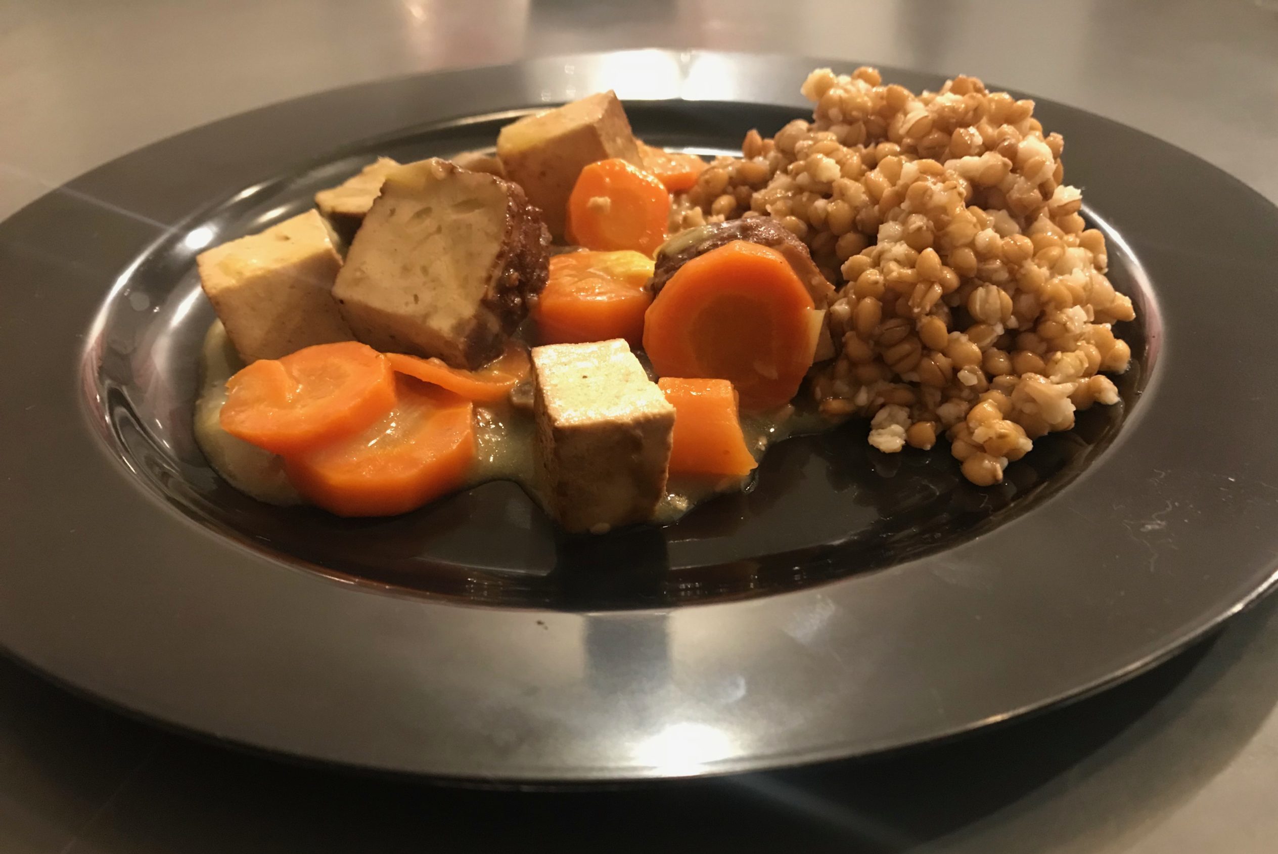 Blanquette tofu végétarienne