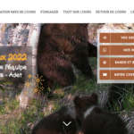 Nouveau site internet pays de l'ours