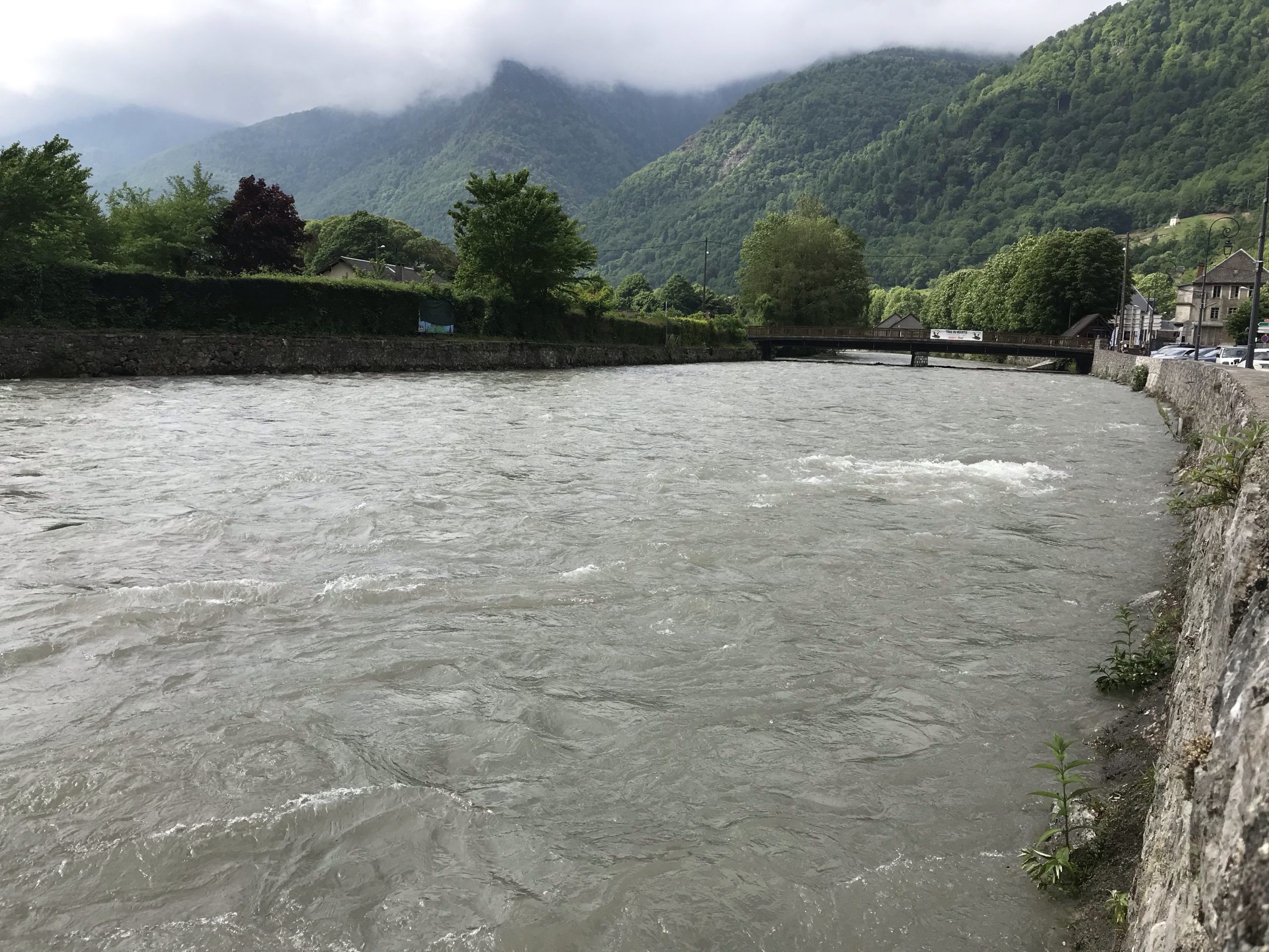 Alerte crue Saint-Béat-Lez