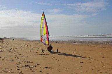 Char à voile PSG Galtier Mbappé