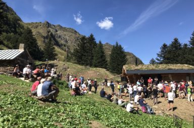 Inauguration de la cabane pastorale d'Aouéran