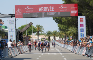 Arrivée Etape 1 Route d'Occitanie 2023