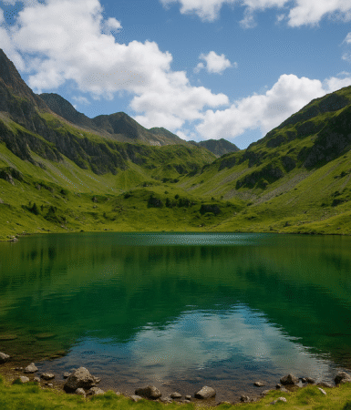 Randonnée au lac Vert