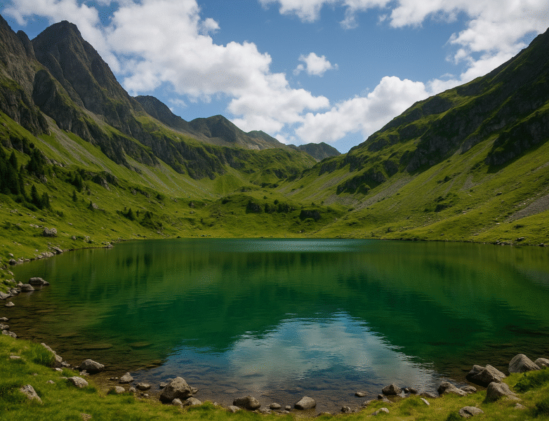 Randonnée au lac Vert