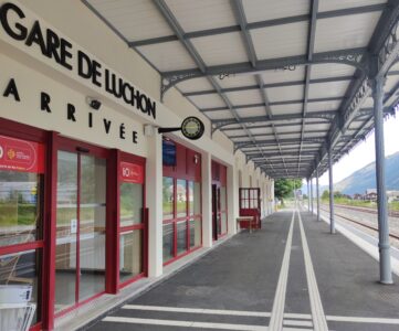Luchon arrivée gare