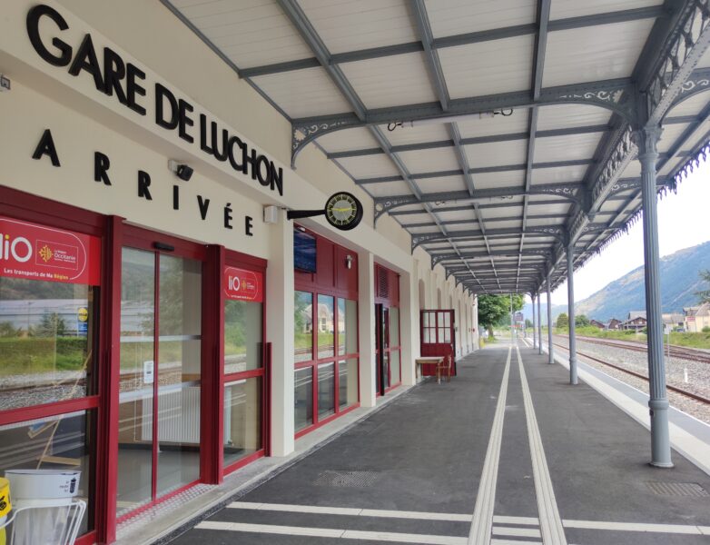 Luchon arrivée gare