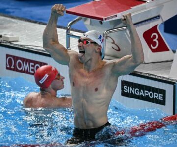 Maxime Grousset champion du monde 50m papillon