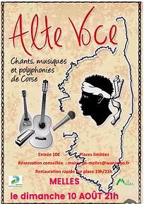 Alte Voce Corse concert à Melles