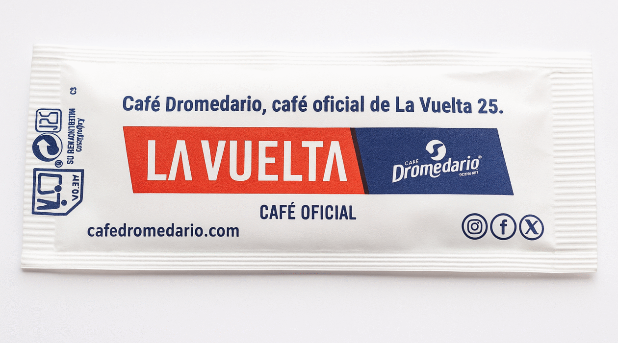 caravane publicitaire vuelta 2025 cafe dromedario