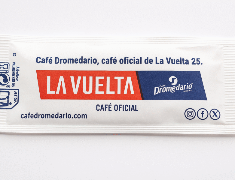 caravane publicitaire vuelta 2025 cafe dromedario