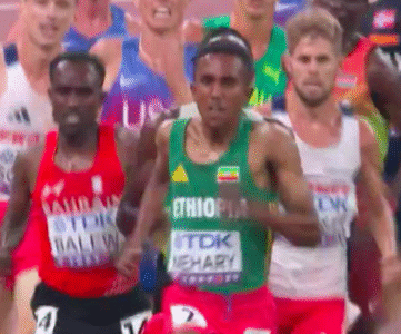 Gressier troisième 5000 mètres mondiaux Tokyo