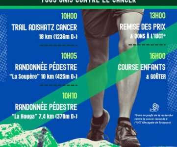 Cancer trail adishatz Luchon randonnée