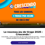 Crescendo jeu FDJ 8 novembre 2025