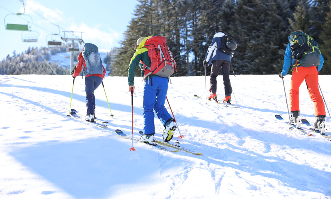 Le mourtis sans voiture ski de randonnée