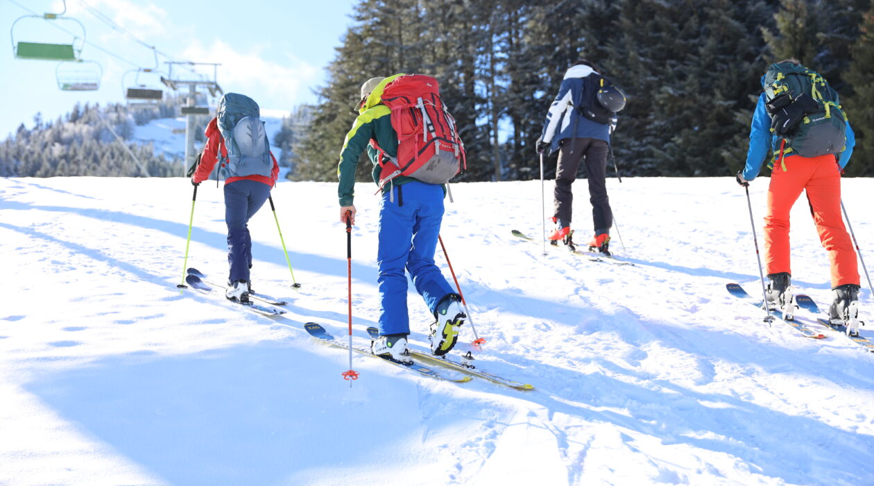 Le mourtis sans voiture ski de randonnée