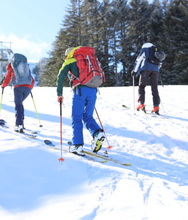 Le mourtis sans voiture ski de randonnée